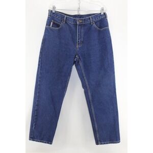 Work King Jeans Sz 34x30 Men's Classic Work Pants Dark Wash